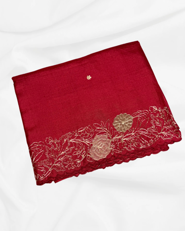 Pure handloom tussar saree - Image 2