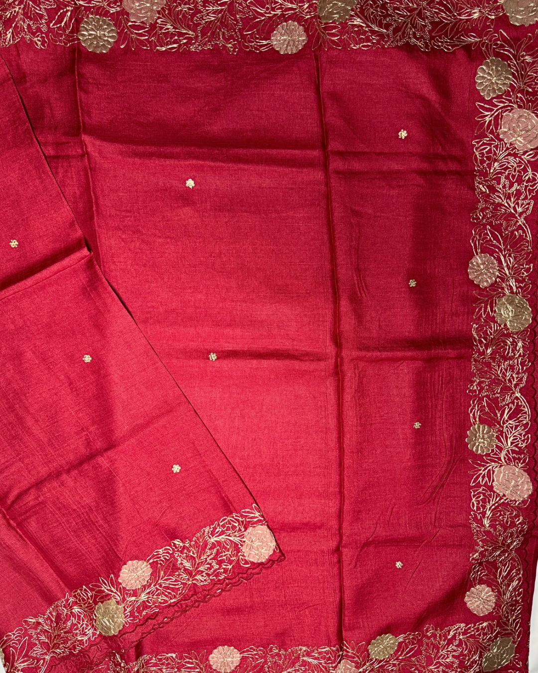 Pure handloom tussar saree - Image 1