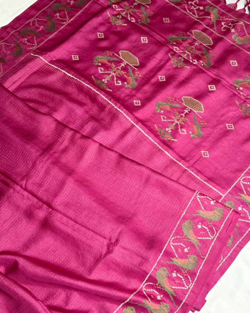 Pure handloom tussar saree