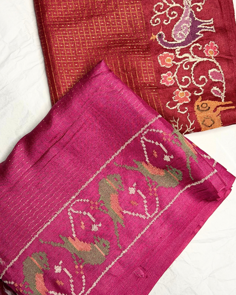 Pure handloom tussar saree