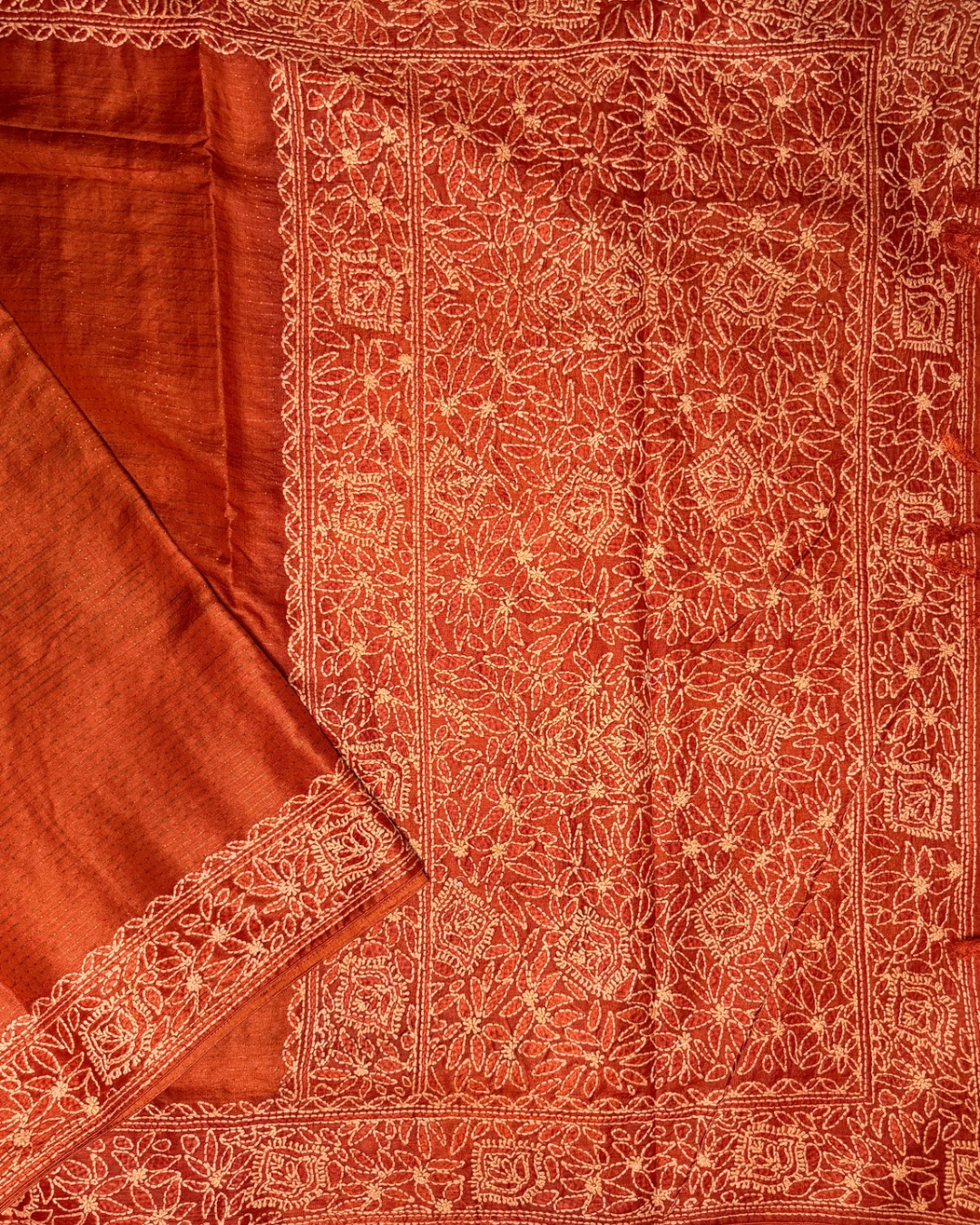 Pure handloom tussar saree - Image 2