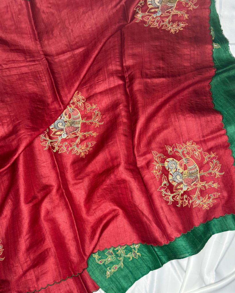 Pure handloom tussar saree